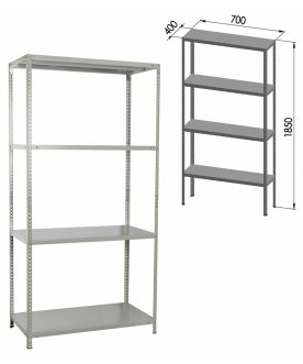 Стеллаж Стеллаж MS-185/40/70-4