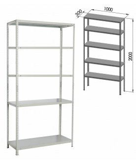 Стеллаж Стеллаж MS Plus-200/30-5