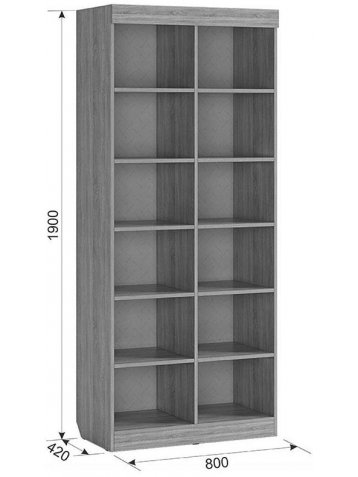 Стеллаж Энерджи сонома / белый