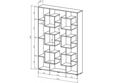 Стеллаж Квадро-2