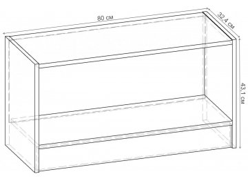 Стеллаж Лайн-81 СТ.047.800-00