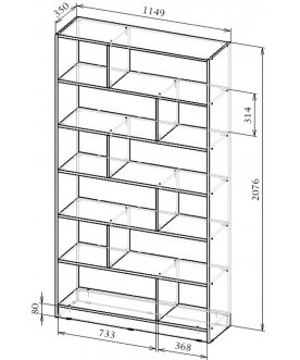 Стеллаж Либерти-6