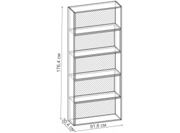 Стеллаж Норд-10.02 СТ.137.916-00