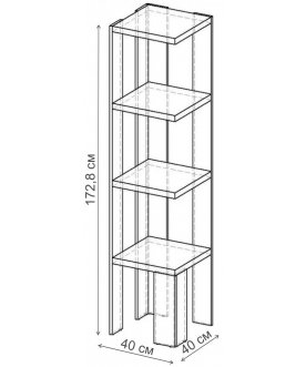 Стеллаж Норд-13.01 СТ.144.400-00