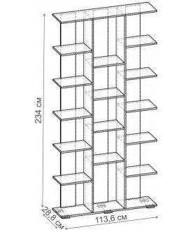 Стеллаж Норд-4.01 СТ.074.1136-00