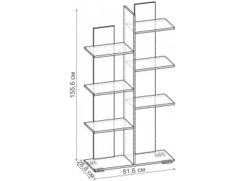 Стеллаж Норд-5.03 СТ.088.816-00