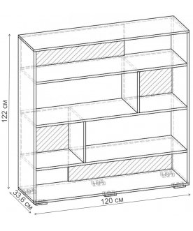 Стеллаж Норд-7.03 СТ.118.1200-00