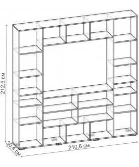 Стеллаж Норд-8.01 СТ.119.2106-00