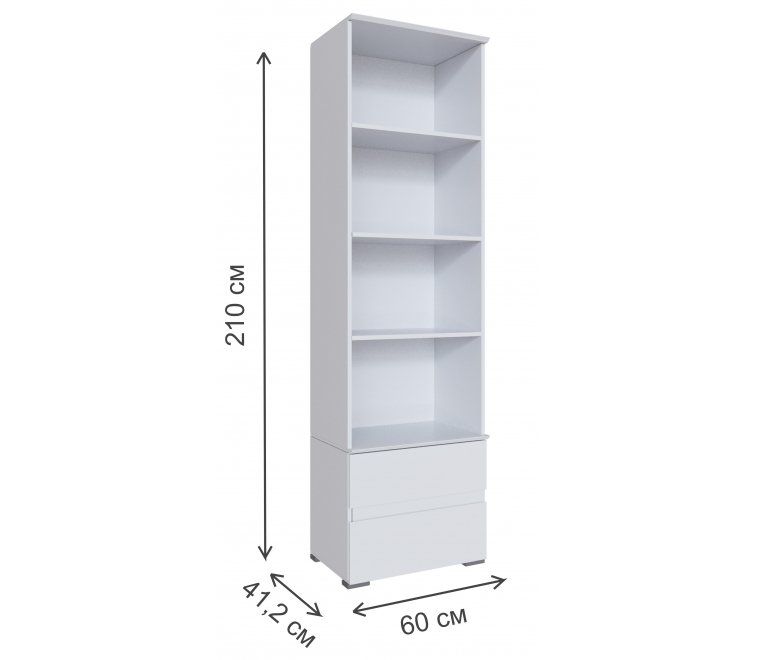 Стеллаж Плейона белый