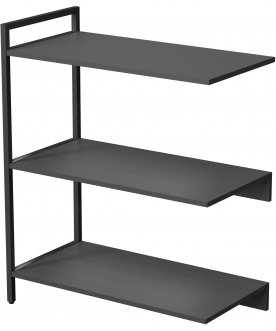 Стеллаж cubos 10СПВ.6.400 графит / черный