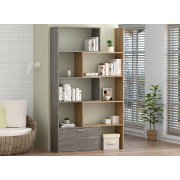 камень темный / дуб крафт золотой