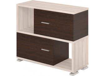 Стеллаж СБ-30-2 карамель / венге