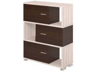 Стеллаж СБ-30-3 карамель / венге