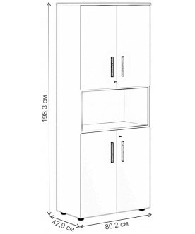 Стеллаж Forta FHC 80.4Z