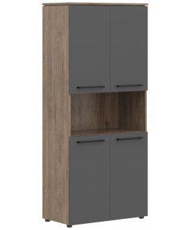 Стеллаж Morris Trend MHC 85.4 антрацит / кария пальмира