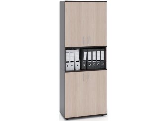 Стеллаж ШУ-22 венге / беленый дуб