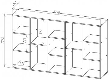 Стеллаж СТ105