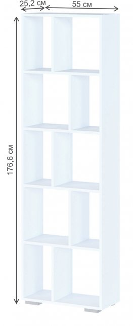 Стеллаж СТ-8 белый