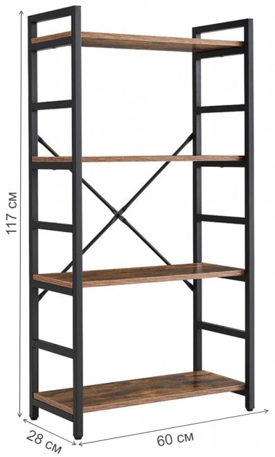 Стеллаж Тео 4