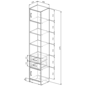 Стеллаж Либерти-41