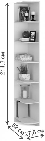 Стеллаж Веста-20 орех