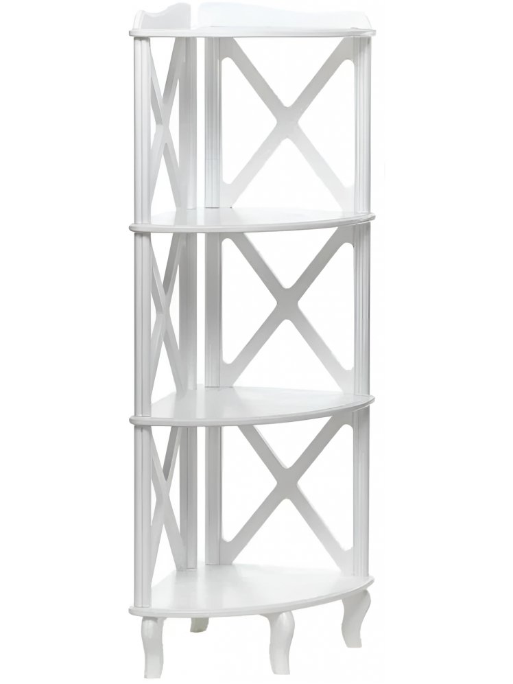 Стеллаж Заварин 3 молочный дуб