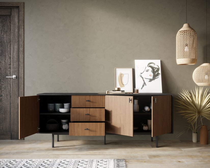 Тумба Эмерсон (Emerson) EM07 черный