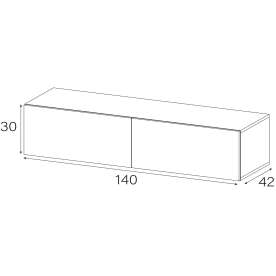 ТВ-Тумба Айден ТБН06-1400