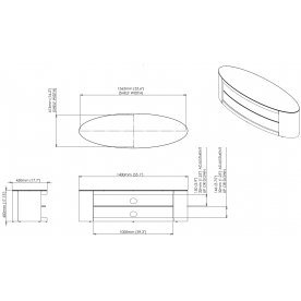 ТВ-тумба Buckingham FS1400BUCO