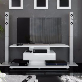 ТВ-тумба Diamond тип 2 белый глянец