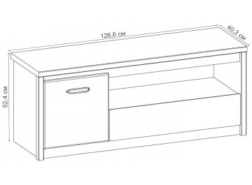 ТВ-тумба Джаз RTV 1D1SN