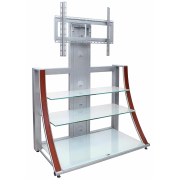 серебряный металлик / светлая вишня