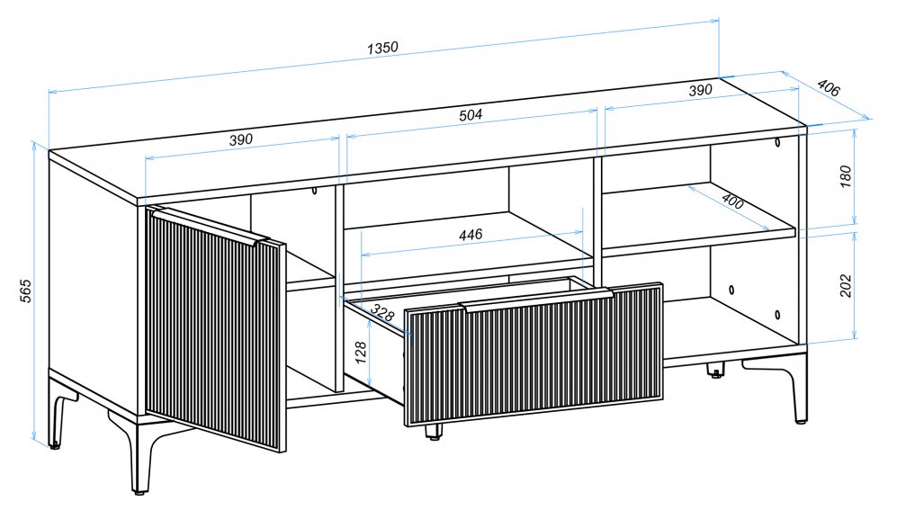 ТВ-тумба Иадама кашемир