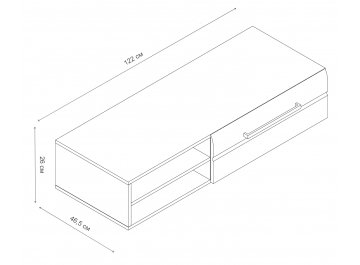 ТВ-тумба Кельн 122