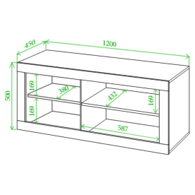 ТВ-тумба Той 120 ШБЕ
