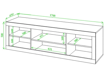 ТВ-тумба Той 170 КБЕ