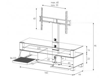 ТВ-тумба MD 8143