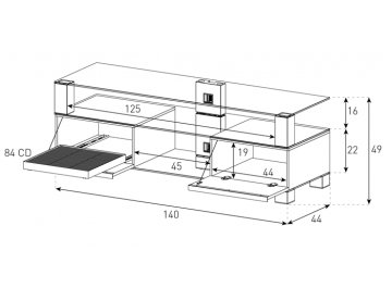 ТВ-тумба MD 9140