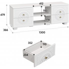 ТВ-тумба Монблан МБ-39К