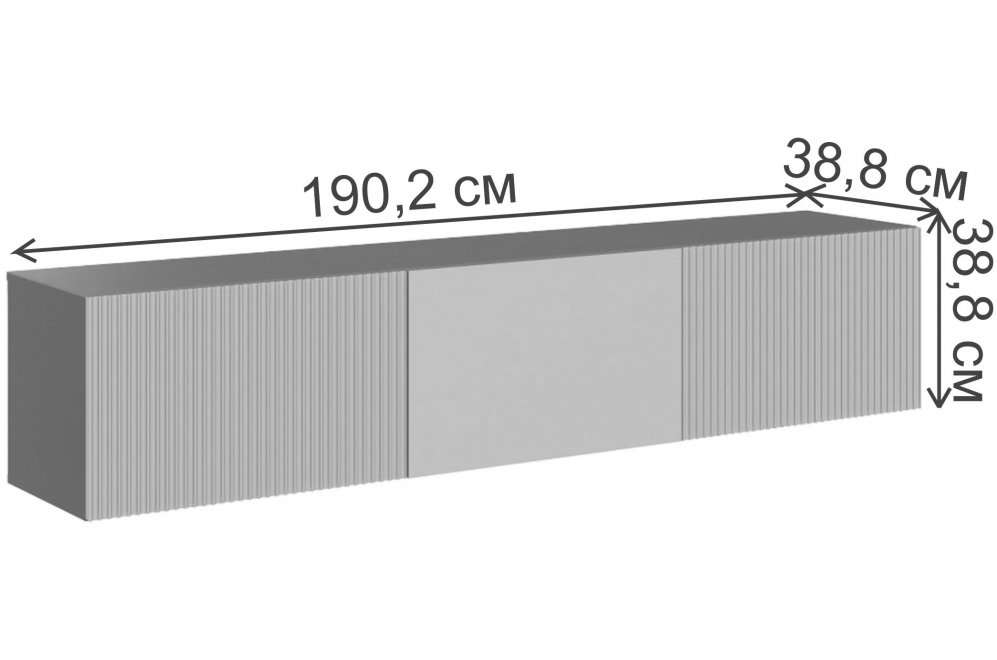 ТВ-тумба Сириния белый снег