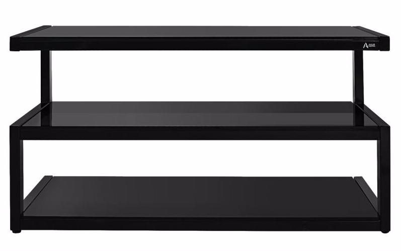 ТВ-тумба Снайк 100 см стекло черное