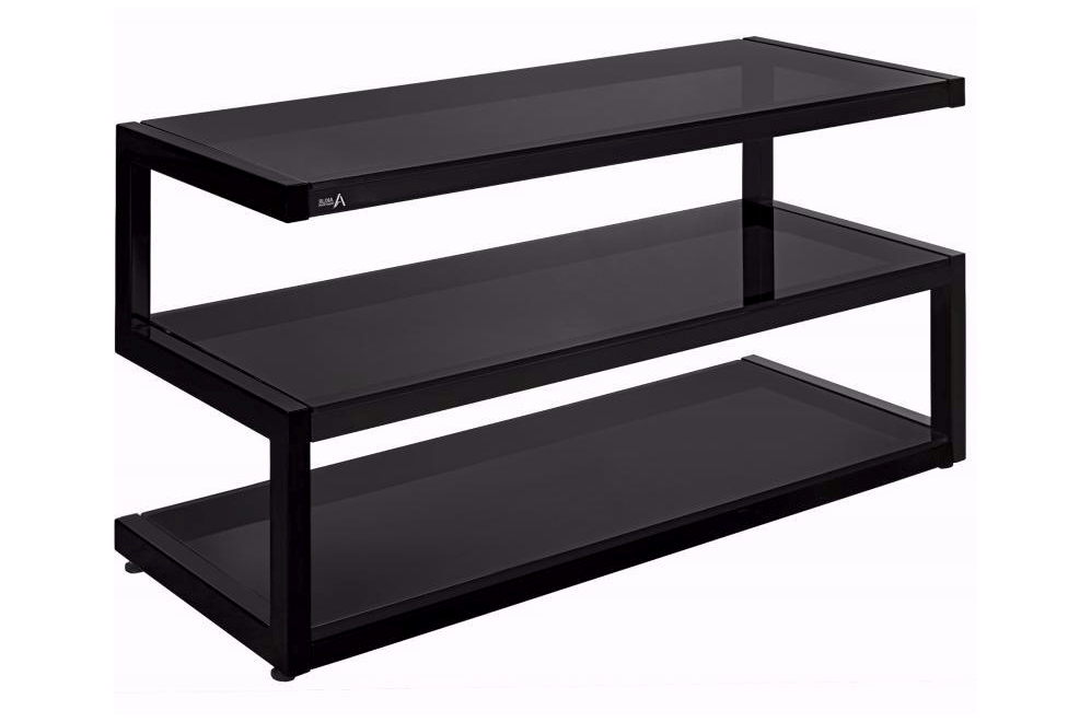 ТВ-тумба Снайк 100 см стекло черное