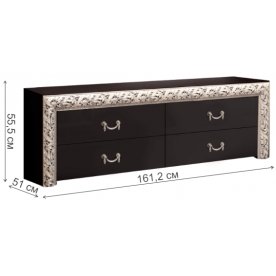 ТВ-тумба Тиффани Премиум ТФТ-4П