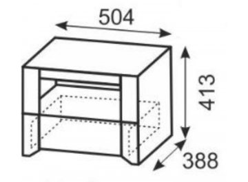 Прикроватная тумба Твист 07