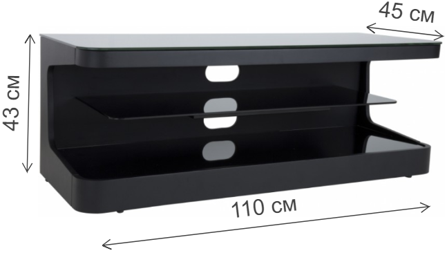 ТВ-тумба Winchester FS1100WINSB
