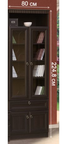 Витрина Инна 611 денвер темный