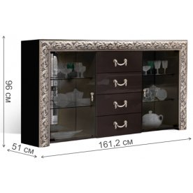 Витрина Тиффани Премиум ТФКМ-3-5