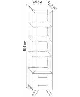 Витрина Лаэль Сканди 45
