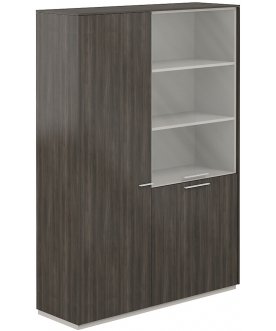 Офисный стеллаж NZ-0303+NZ-0311 бренсон трюфель