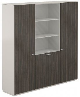 Офисный стеллаж NZ-0303+NZ-0311+NZ-0303 бренсон трюфель